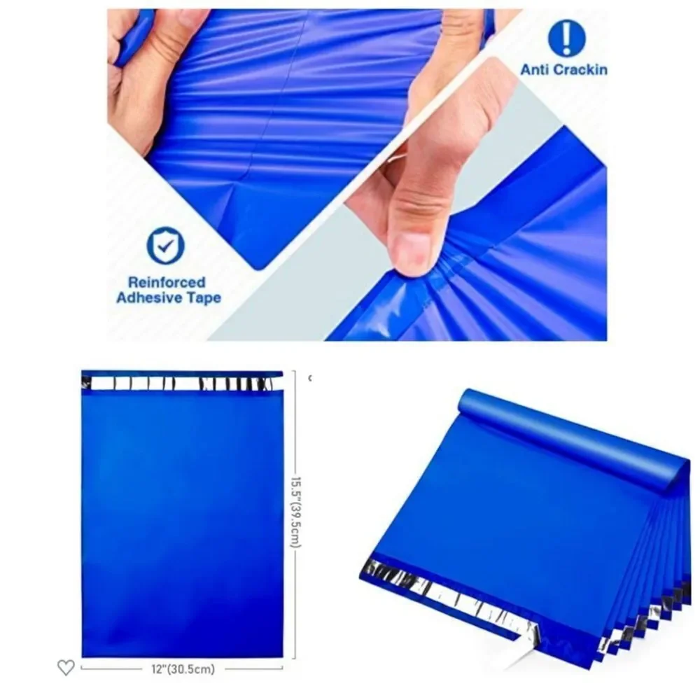 Poly Mailers XLARGE 40 piece Starter Pack w/Stickers